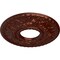 Ekena Millwork Hurley Ceiling Medallion (Canopies up to 7 1/4"), 22 1/8"OD x 7 1/4"ID x 1 3/4"P, Antique Copper CM26HUACS - alternate 3